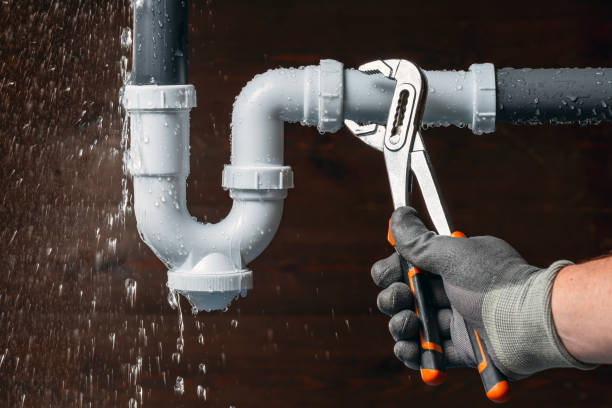 Professional Gas Line Repair technician working in Fairhaven, MA